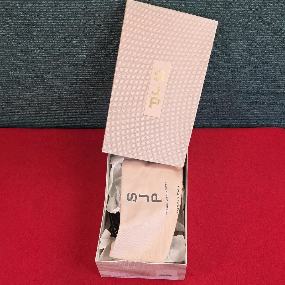 Sarah Jessica Parker Nirvana Patent Leather Pumps Made In Italy - Picture 15 of 16